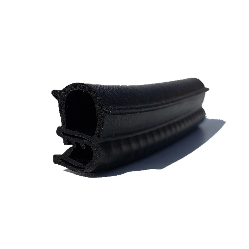 U Shape EPDM Car Door Protection Strip Weatherstrip Profile with Metal Rubber for Auto/Bus Door