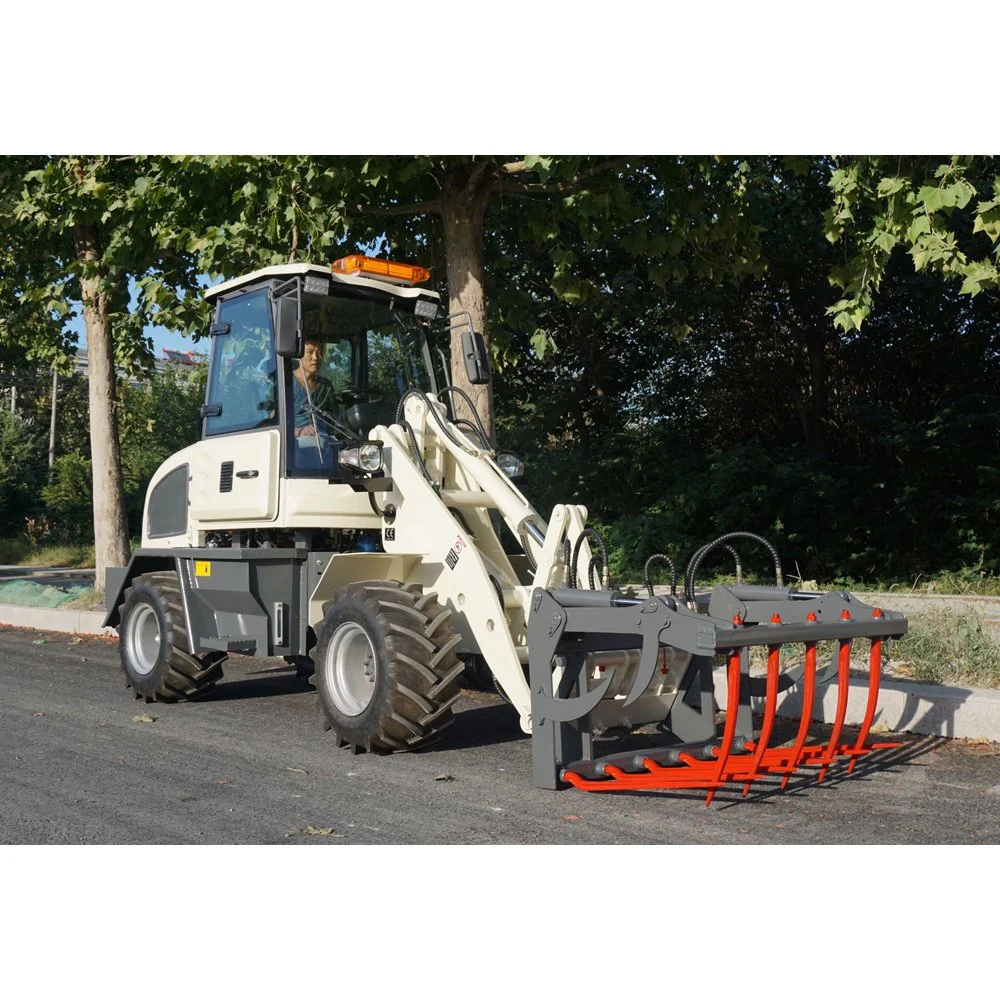 Engineering Use Wheel Loader with CE EPA/Lifting Hook/Grass Mood Grab Fork/Hydraulic Torque Converter