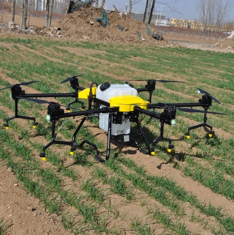 Rociado Drone pulverizador agrícola de pesticidas Drone para fertilizante UAV helicóptero