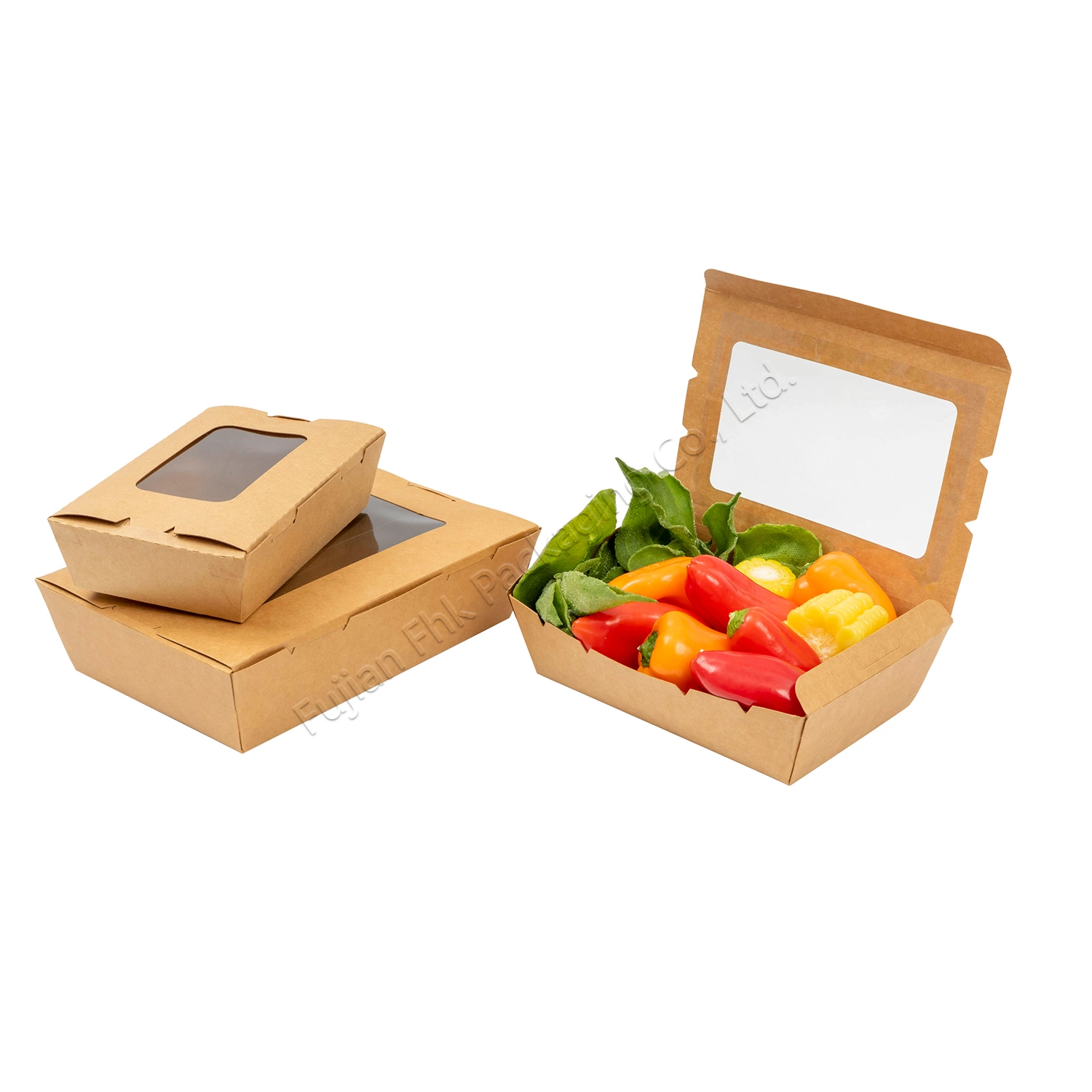 FDA/UE Bento Box desechable Takeaway Mayoreo Eco Friendly Embalaje de alimentos