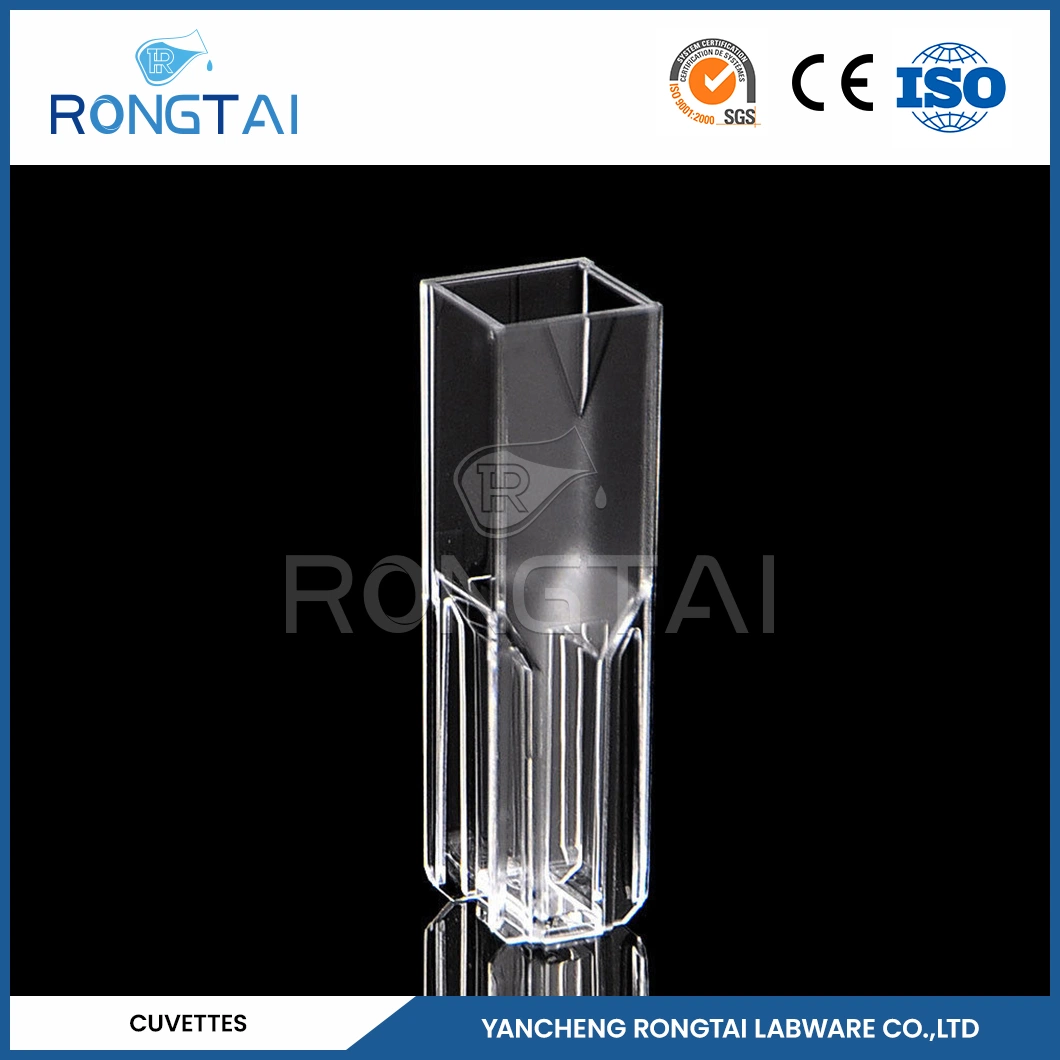 Rongtai Micro Quartz Cuvette Factory 1 Cm Cuvette China 1.5ml 10mm Polystyrene Cuvette