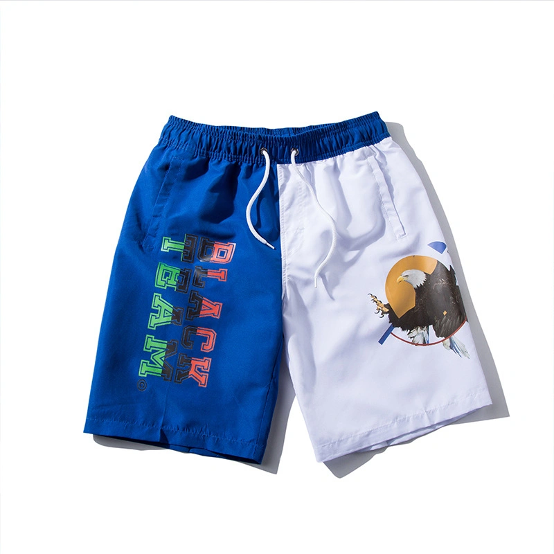 Super Quality OEM Contrast Color Sports and Leisure Shorts Men Surf Beach Fashion Short Pants