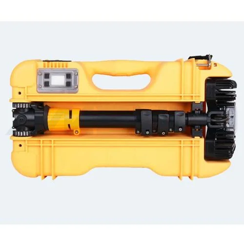 35W Lightweight Mobile Work Light Portable Emergency Repair Work Light Red and Yellow Emergency Warning Light