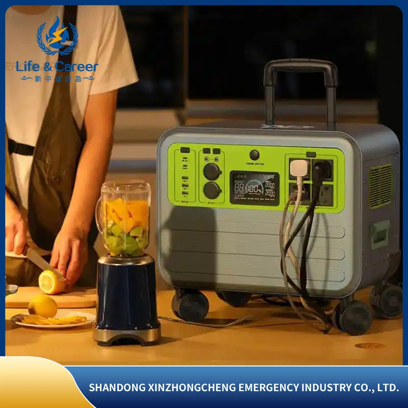 Mobile Lighting Portable Power Station Solar Generator Emergency Blackout Camping 750000mAh Outdoor Power Supply