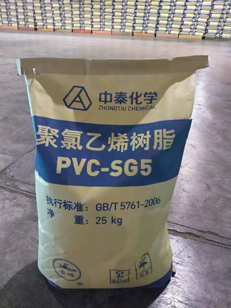 Neue Zhongtai Chemical White China PVC Preis Harz Rohr SG3 Sg5 Sg8