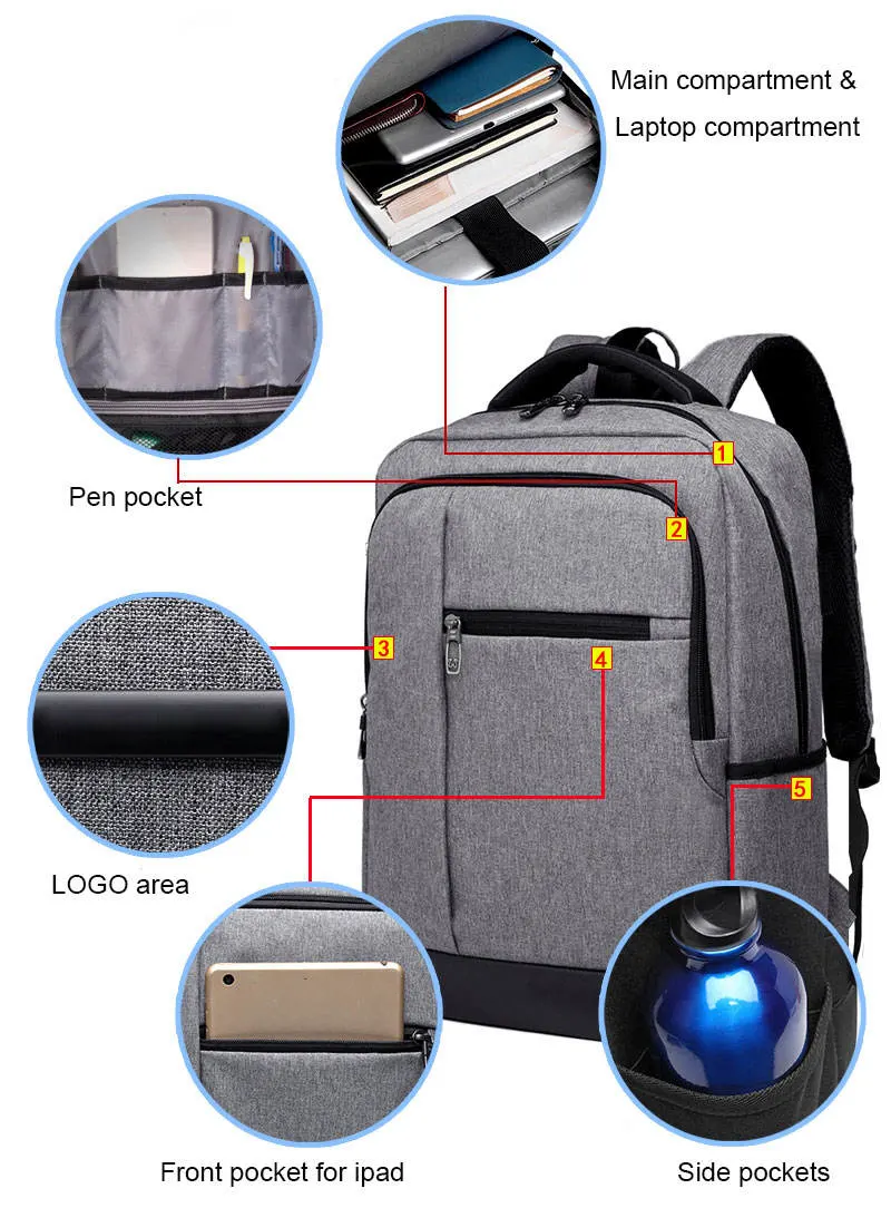 Travelling Backpack Multifunction College Backpack for Mens Business Back Packs Laptop Backpack Bag