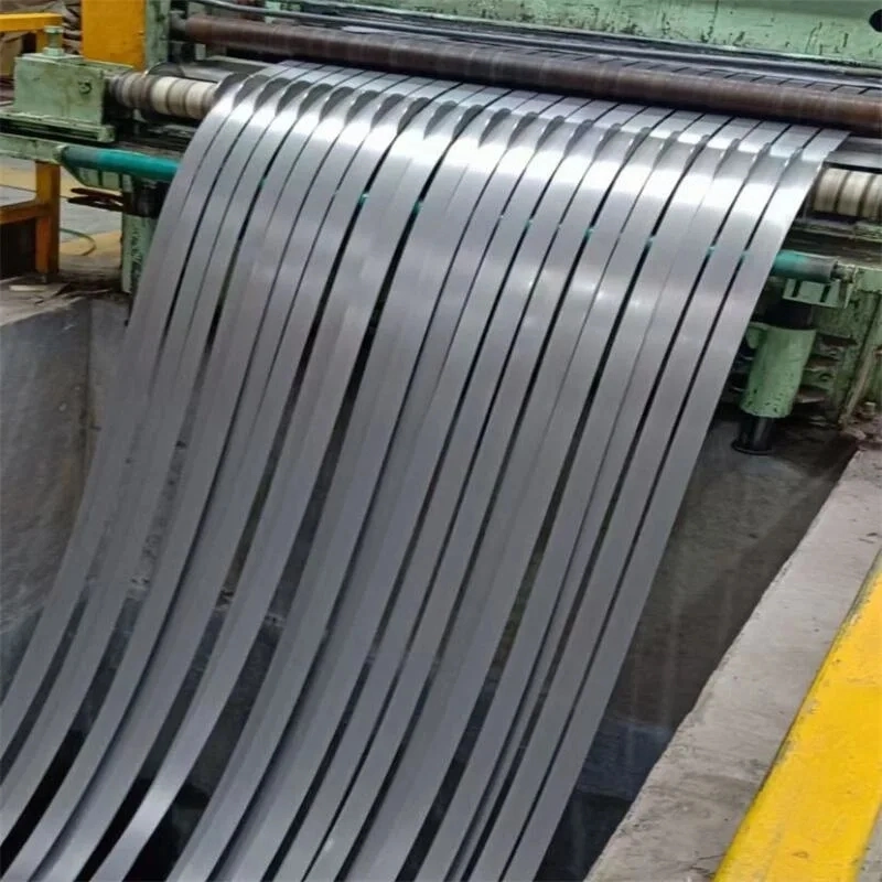 ASTM A653 G90 G60 Cinta de flejes de acero recubierto de zinc de materiales de construcción G550 S350GD DX51d Z275 Galvalume Gi coño caliente cruce tira de acero galvanizado