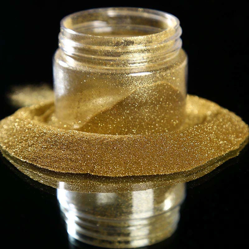 Golden Glitter Powder Used for Clothing