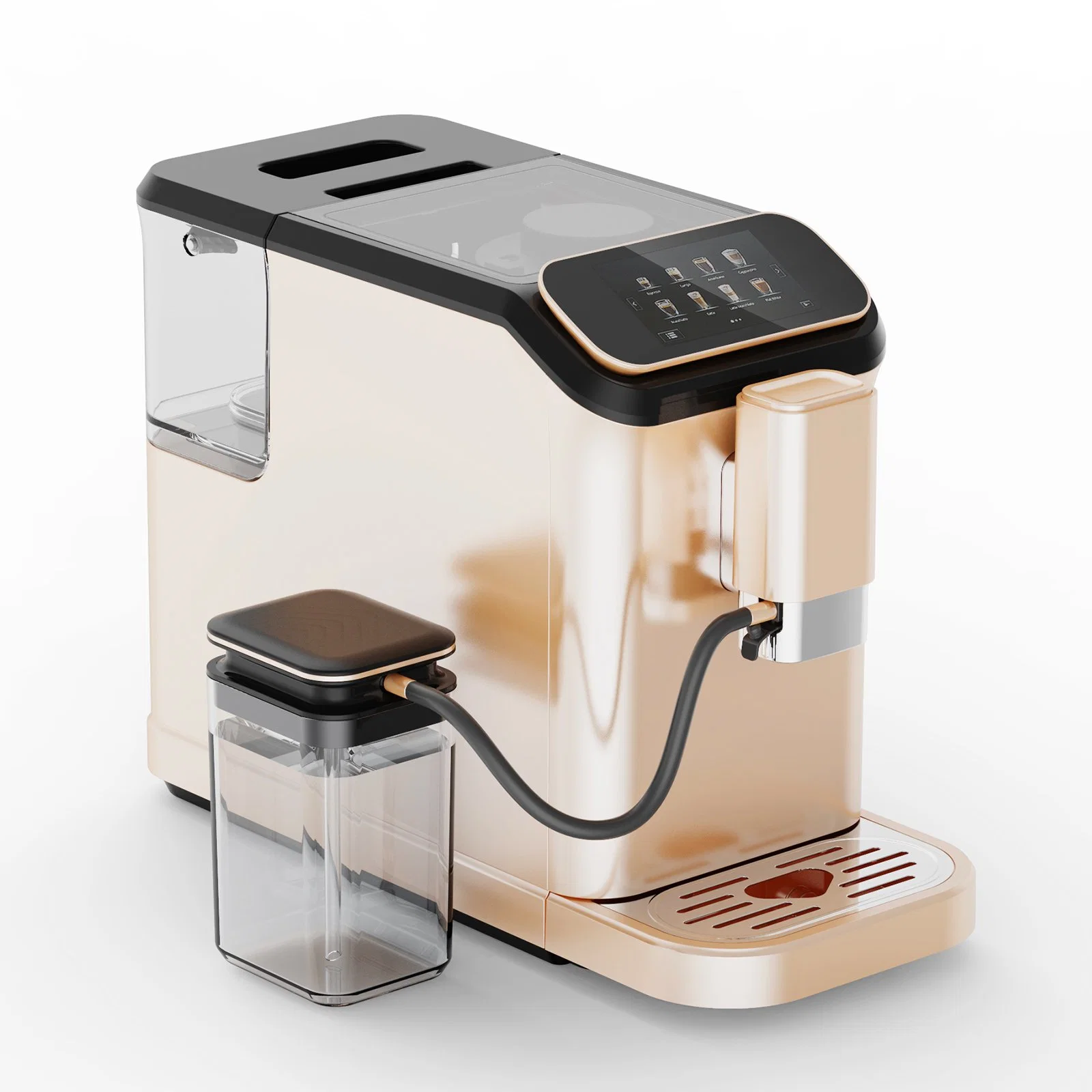 Tela sensível ao toque da máquina de café expresso totalmente automática máquina de café