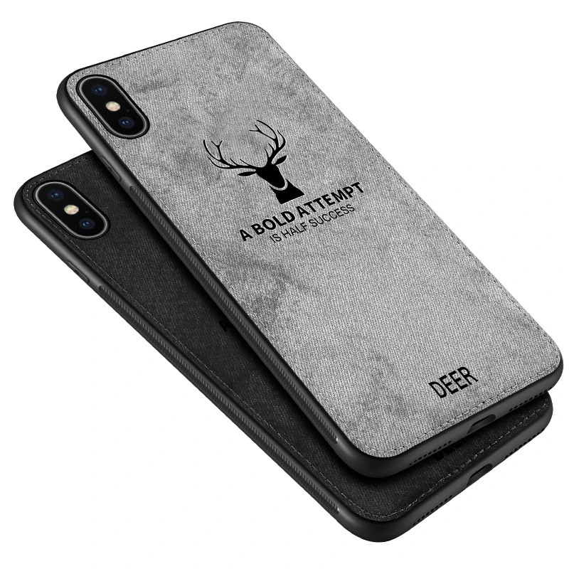 Mais vendidos Woven Design Moose Mobile Phone casos para iPhone