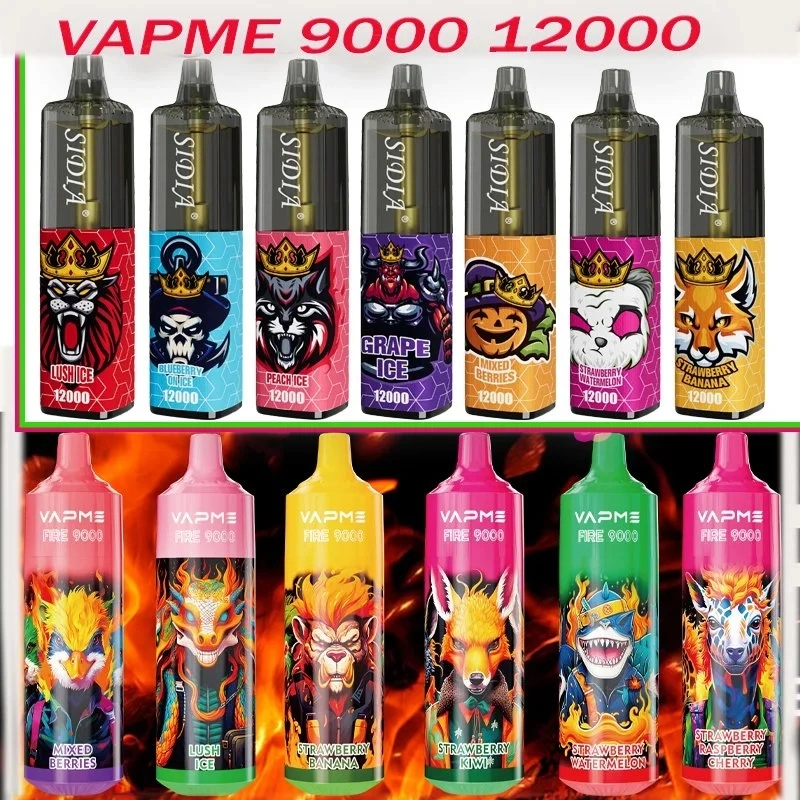 New Launched 9K Puffs Randm Tornado 9000 18ml E-Liquid & Type-C Rechargeable 850mAh Disposable Ecig 9000 Puffs