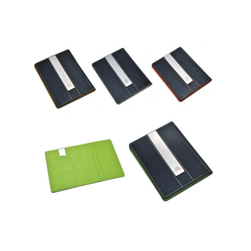 Wholesale/Supplier Custom Logo Gift Credit ID RFID PU Leather Metal Aluminum Business Name Card Holder RFID Wallet Card Holder