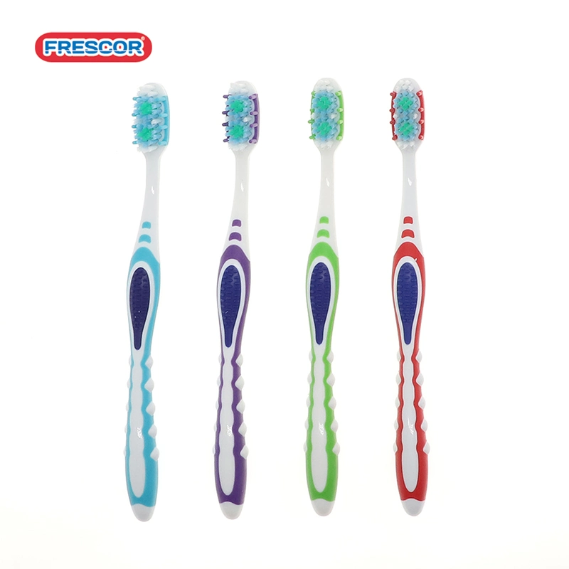 Personal Care Adult Plastic Toothbrush Reusable Supermarket Supply Medium Bristles