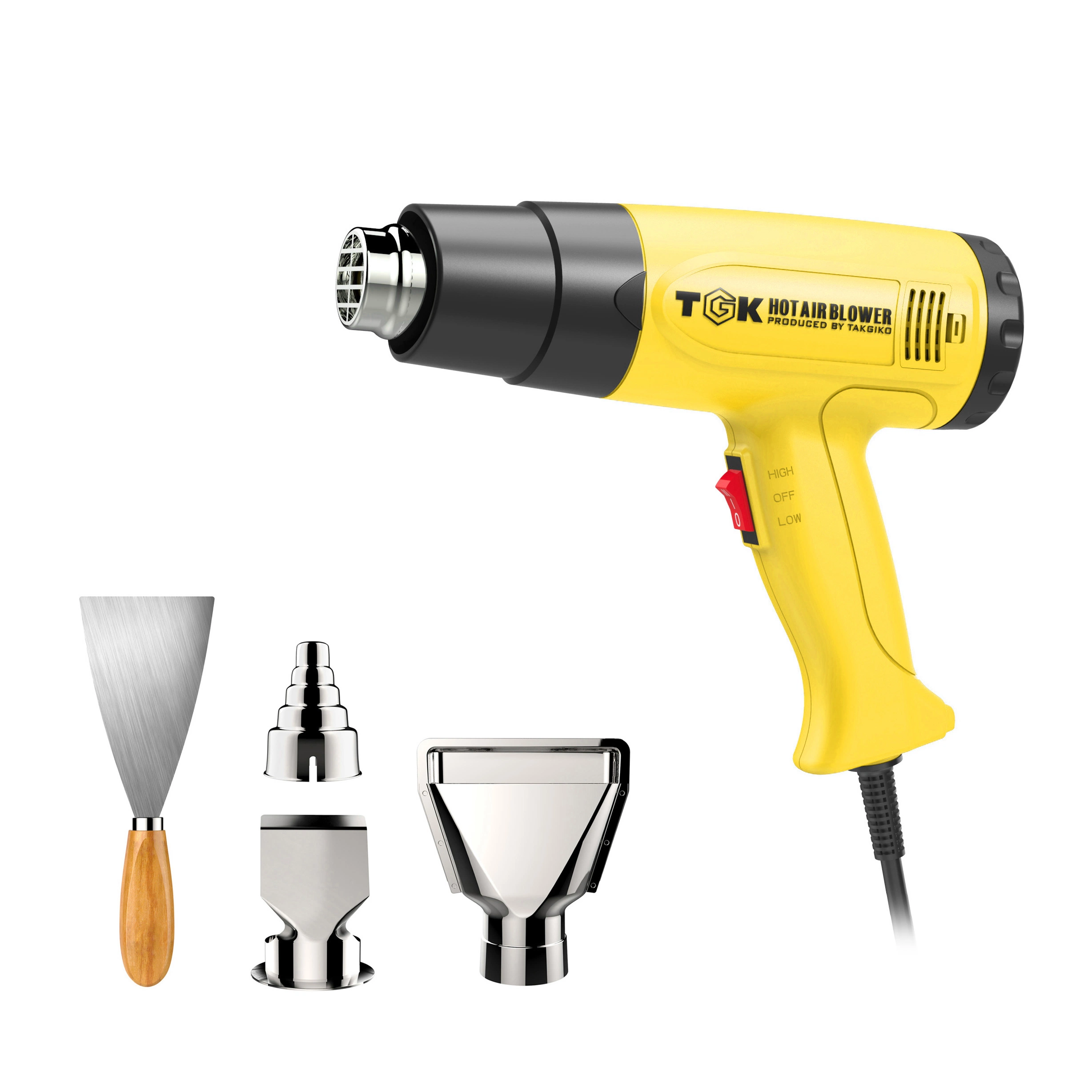 1800W Industrial Electric Shrink Wrap Heat Gun for Removing Paint Hg6618