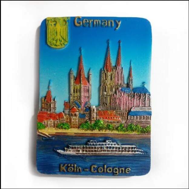 Heart Shaped Germany Tourist Souvenir Rsein Fridge Magnets