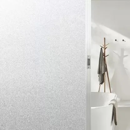 Film de fenêtre givré en relief octki étanche pour verre de porte de salle de bain Décoration