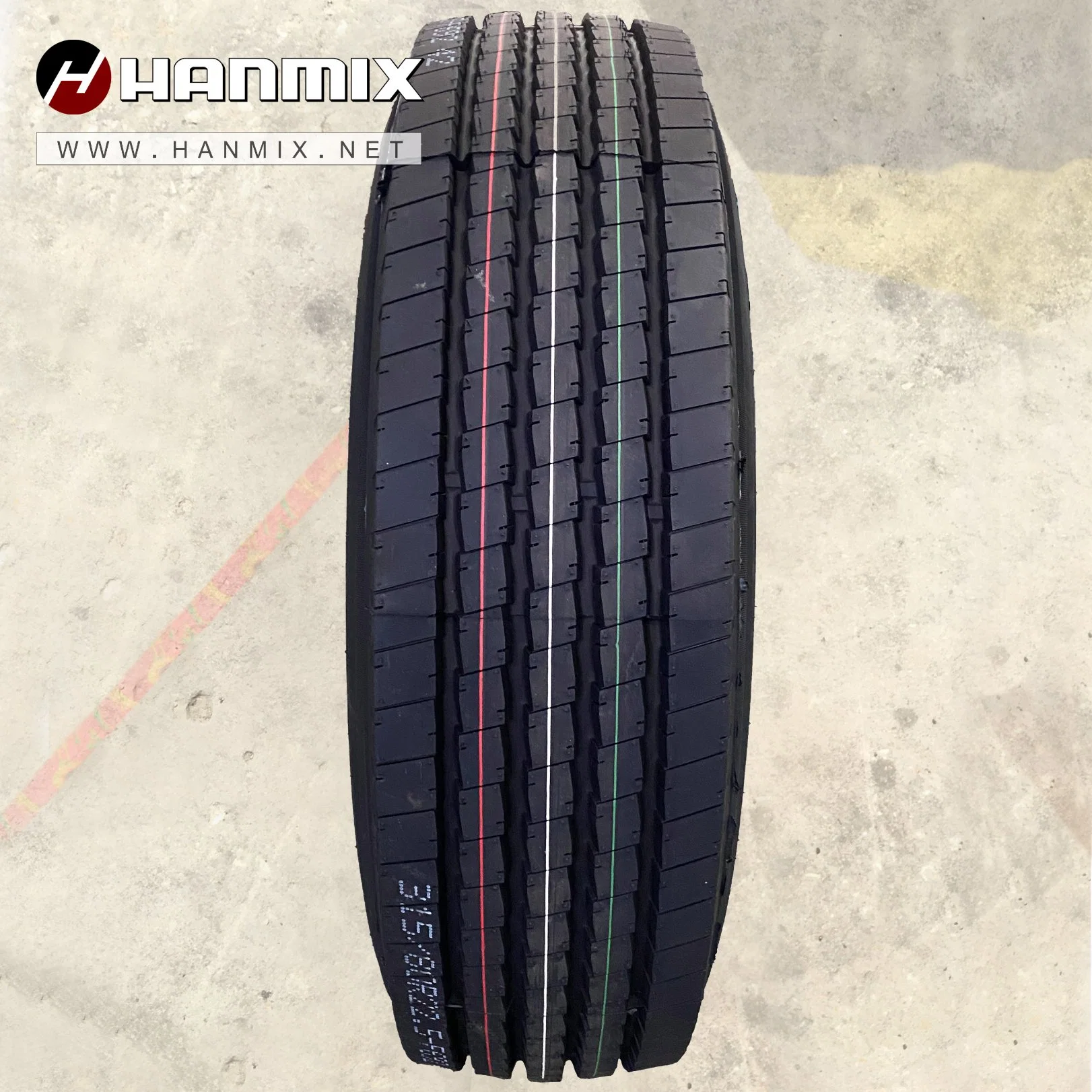 Hanmix radiales de acero pesado Dump-Truck LTR TBR neumáticos para camiones 11r22.5 295/80R22.5 315/80R22.5 12r22.5, 385/65R22.5