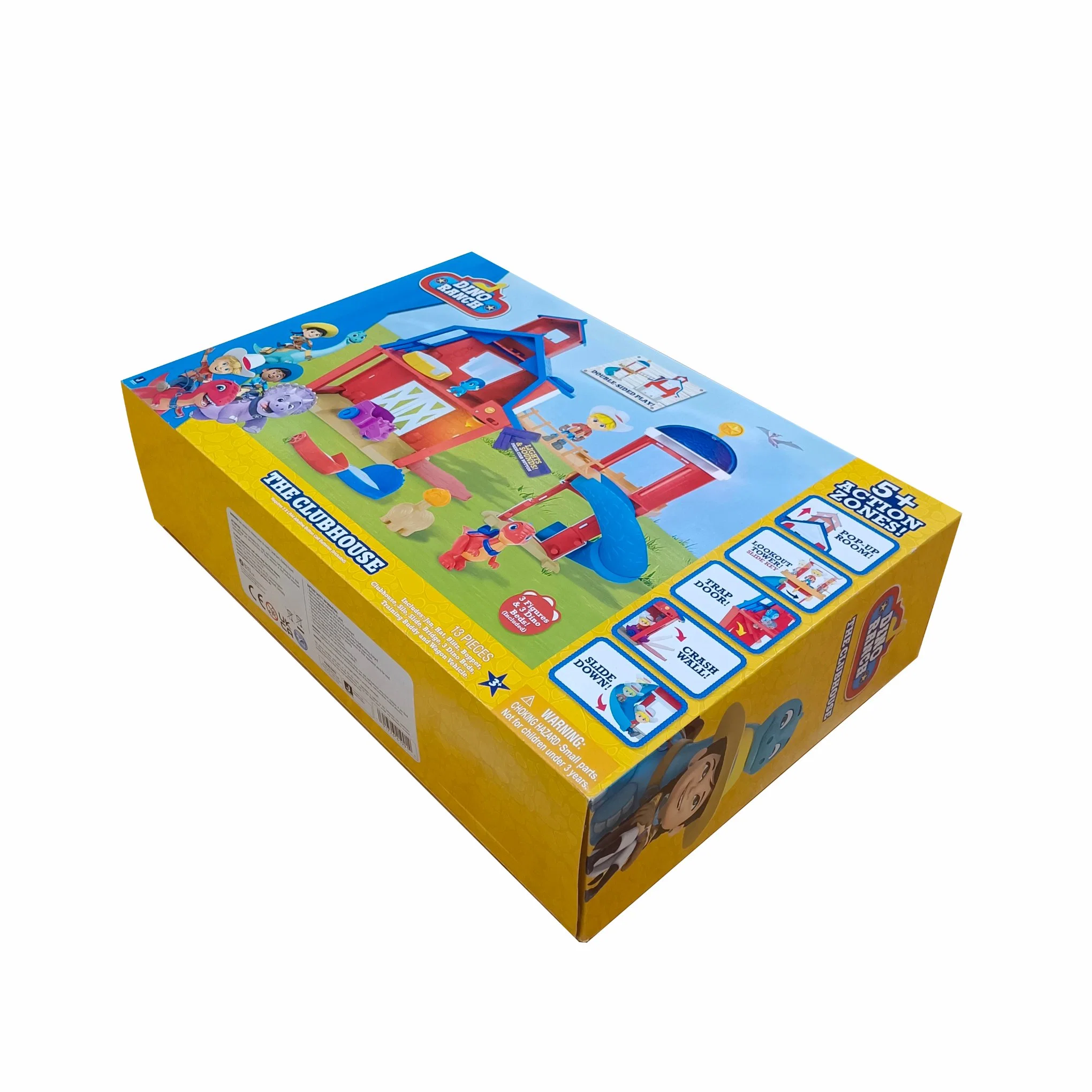 Factory Customized Hard Corrugated Children Toy Mailer Packaging Full Color Printing Glossy Lamination Box