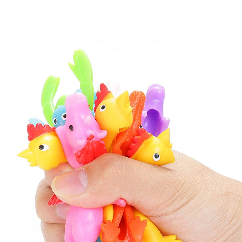 Funny Soft Sticky Finger Stretchy Toys Animal Flinger Unicorn Toys