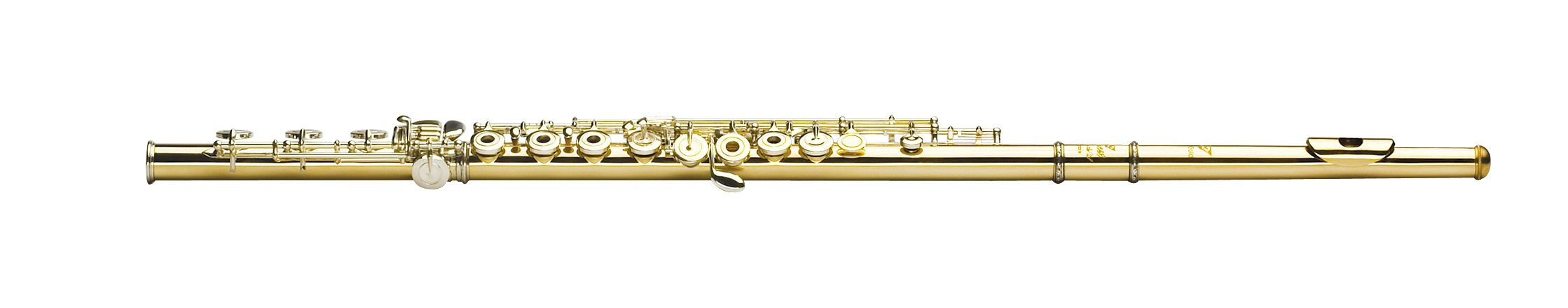 9K Gold Tube Flute /Handmade Flute /Woodwind Musical