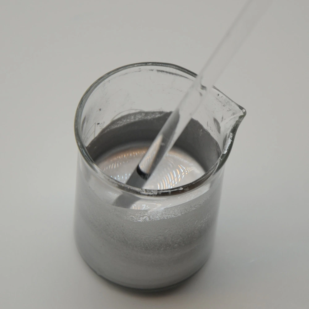 Buen Tipo de hojeado aluminio Pegar efecto espejo Cromo pigmentos Plata Pasta para pintura plástica