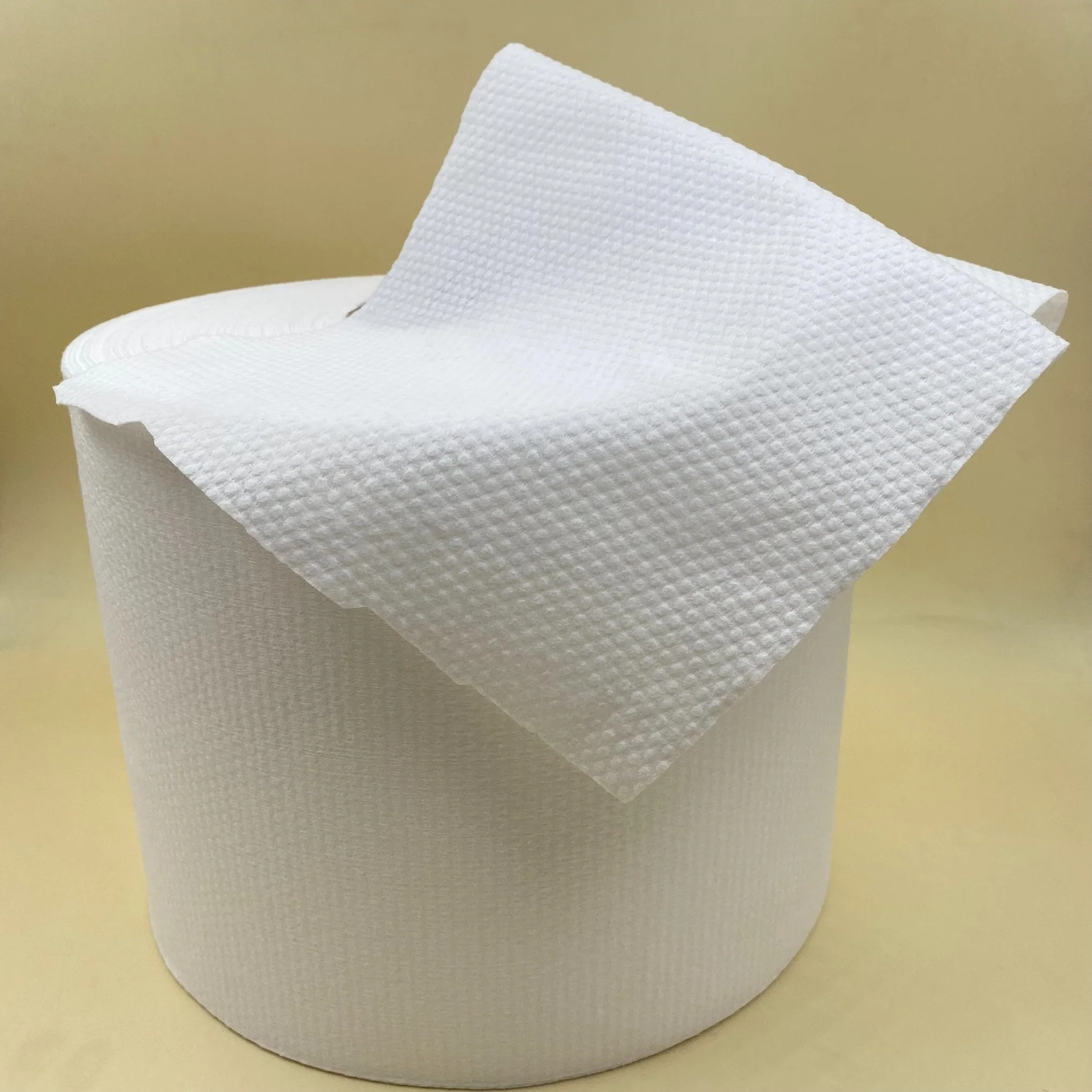 Spunlace Raw Material Fabric Roll Non Woven Fabrics Rolls Facial Tissue Paper Mother