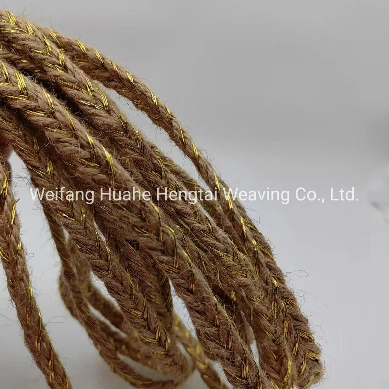 Primary Color Band Green Leaf Hemp Rope Braid Gardening Jute Rope