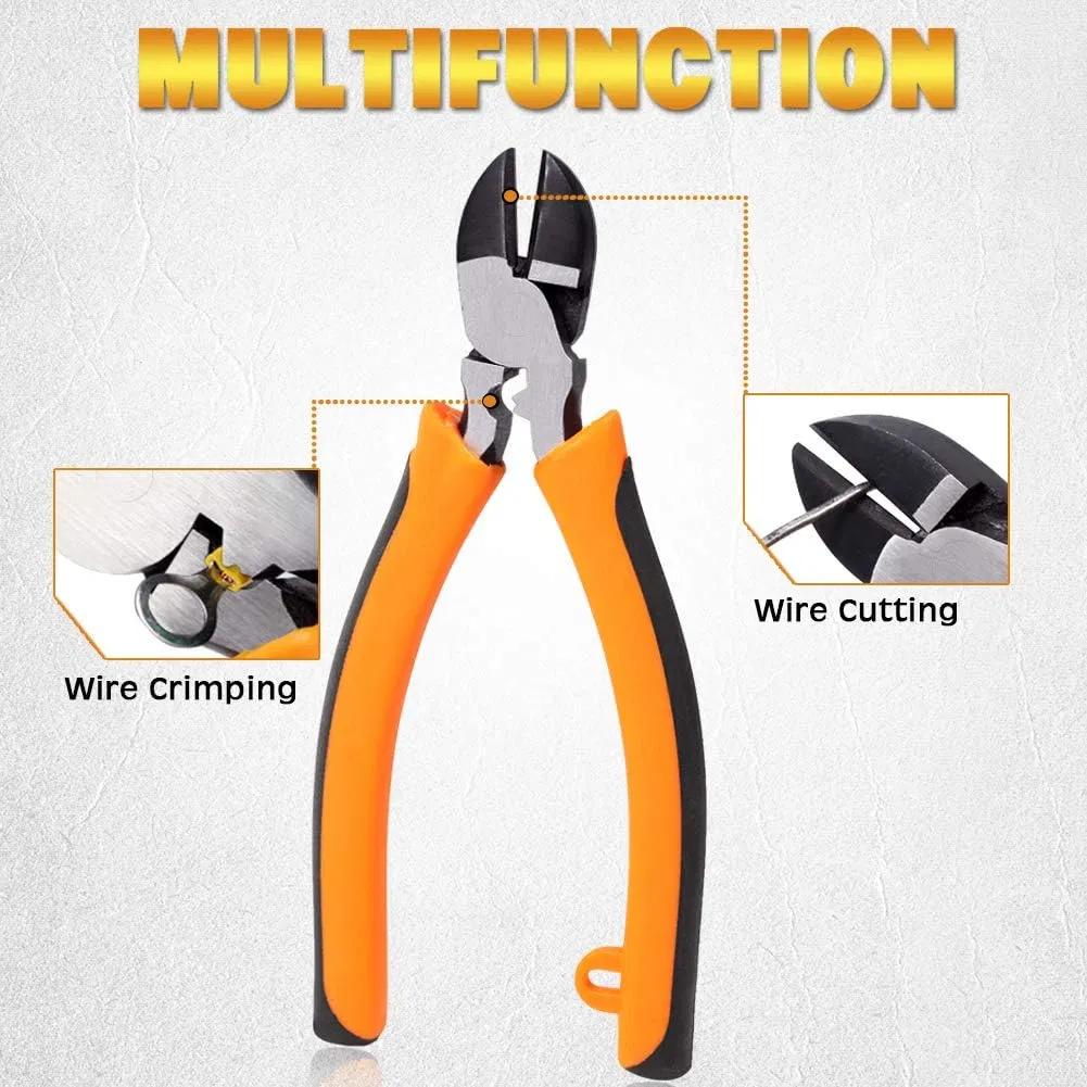 American Type Professional Hand Tools6.5-Inches High Leverage Diagonal Side Cutting Pliers