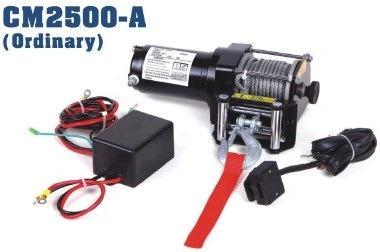 2500lbs ATV/Utility Electric Winch portátil pequeña buena calidad CE aprobado Barato