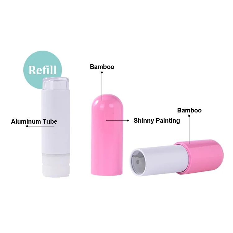 Spot DIY Lipstick Tube Matte Rose Gold Empty Lipstick Tube for Lip Balm Pink Lip Balm Container with Custom Logo