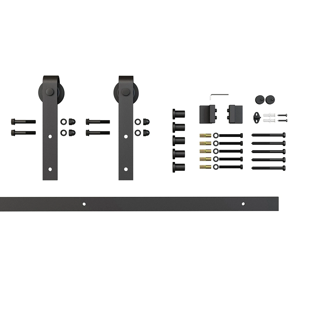 Black Wooden Barn Door Accessories Kits