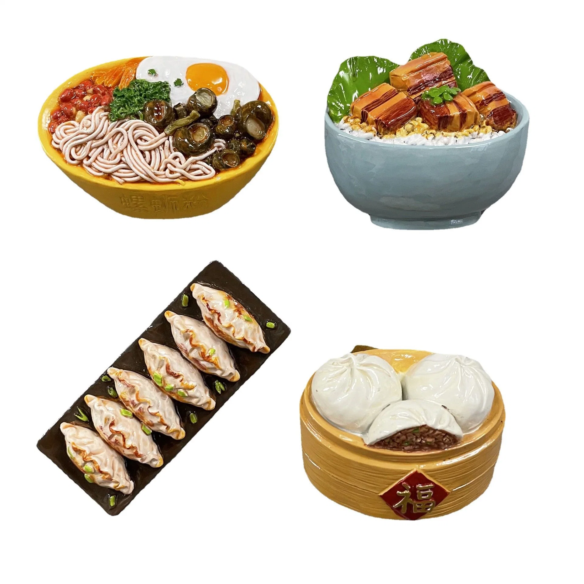 3D Simulation of Food Decoration Resin Fridge Stickers