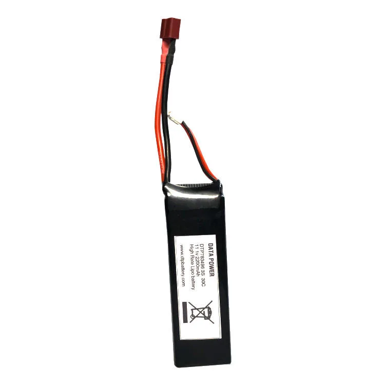 Personnalisée en usine 11.1V Pack de batterie au lithium polymère3s 783496 2200mAh Batterie