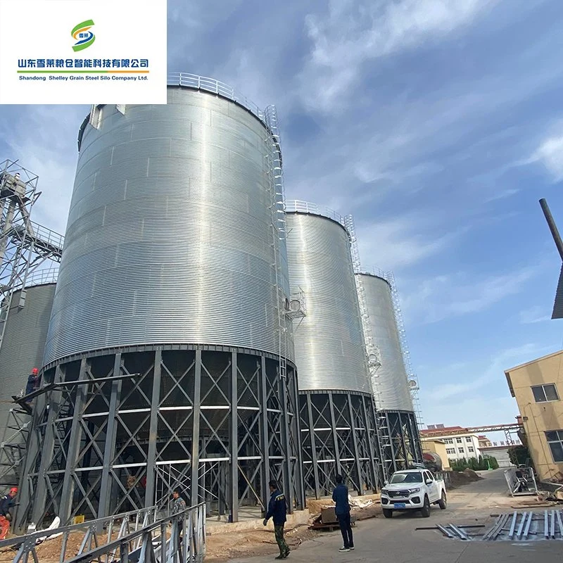 Storage Steel Assembly Galvanized Steel Bolted Hopper Grain Silo