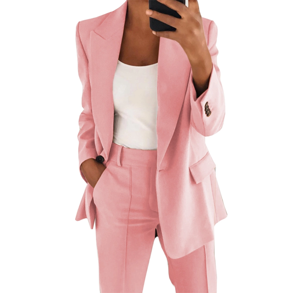 High quality/High cost performance  Solid Color Slim Business Career Women Suits