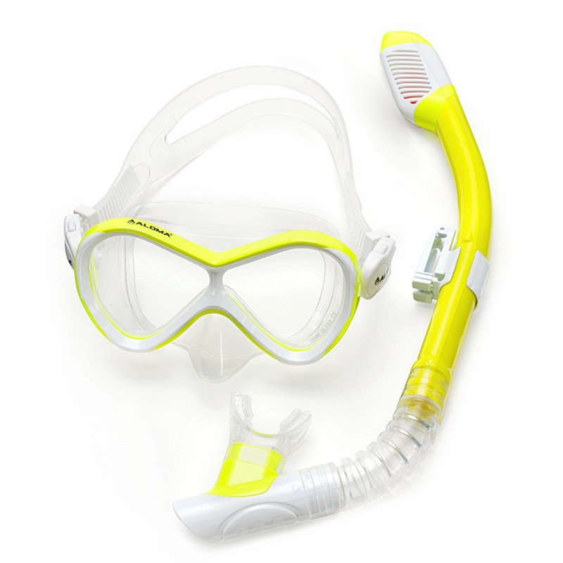 Customized Manufacturer of Children&prime; S Tempered Glass Diving Mask Goggles, Liquid Silicone Swimming Mask and Snorkel Set, Diving Equipment