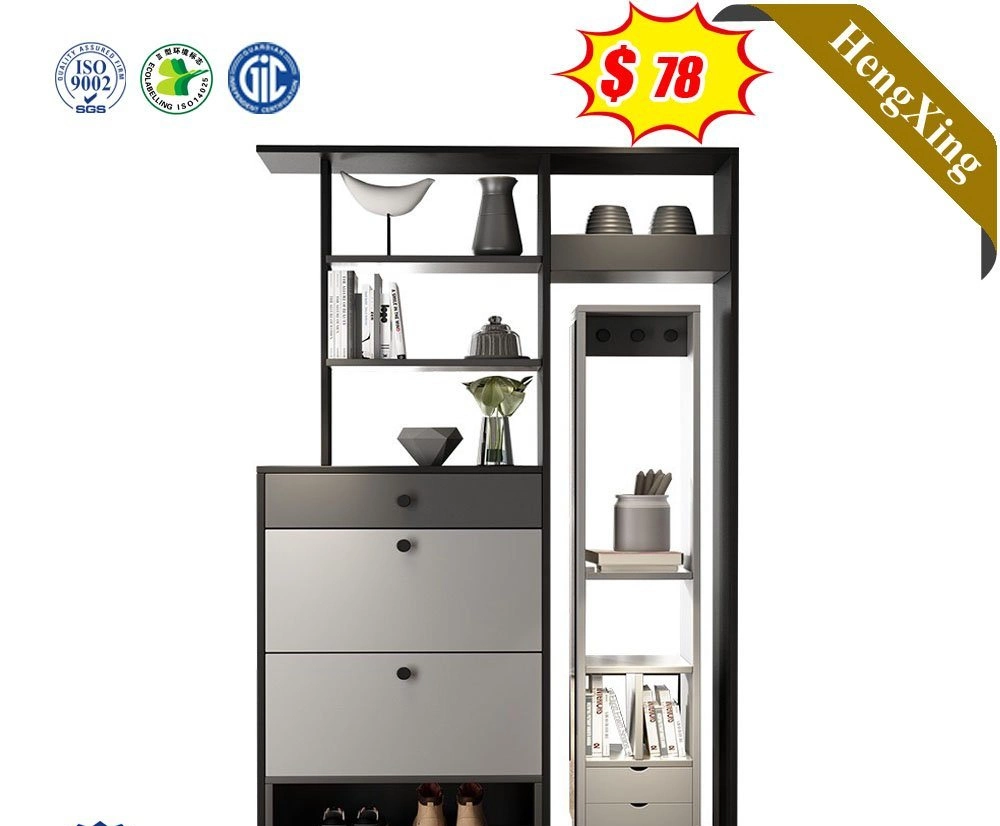 Modern Decoration Cabinet Wine Cabinet Foyer Storage Cabinet Double-Sided Screen Cabinet with Shelf