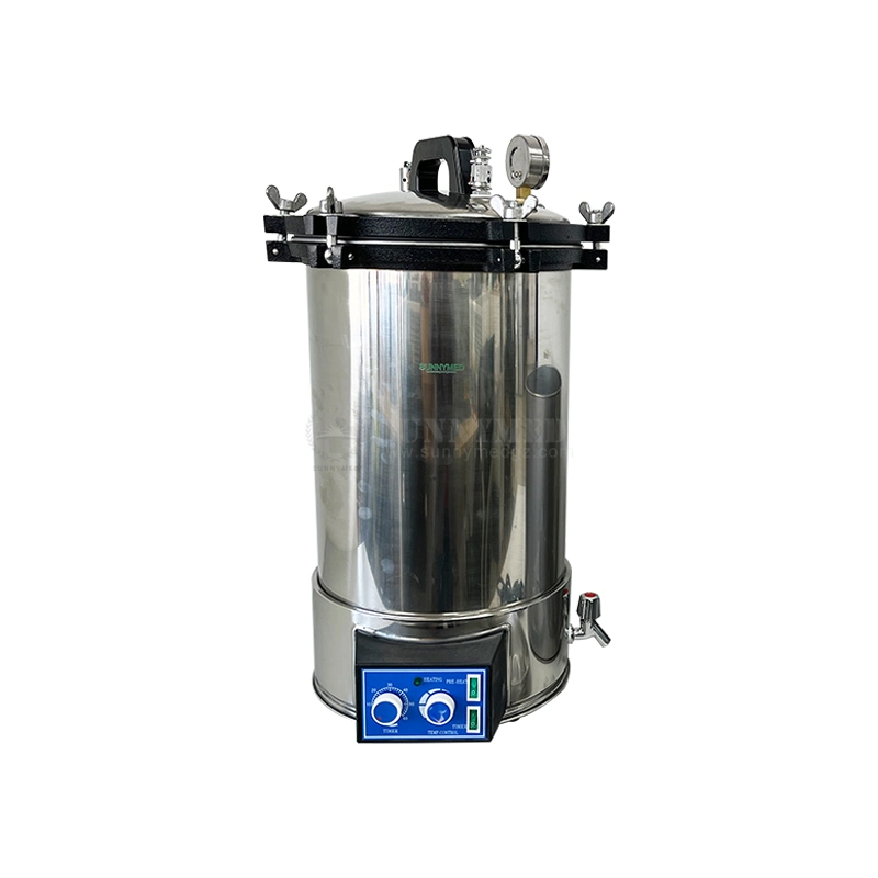 Sy-T005 de bonne qualité en acier inoxydable d'autoclave à vapeur médical 18L/24L stérilisateur Autoclave portable pour la vente