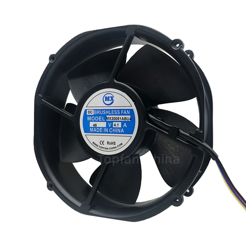 Delta Thb2048hg-01 200*53mm DC Cooling Fan 24V 48V 1010cfm Industrial Axial Fan with Aluminum Housing