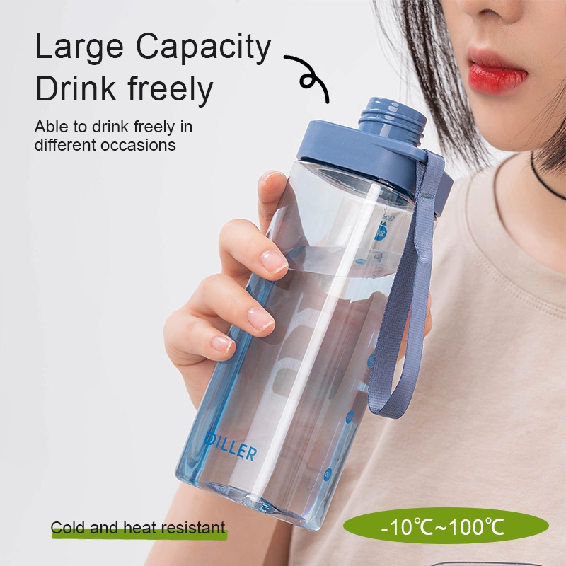 Wholesale/Supplier Sports Gym Tritan BPA Free Plastic Water Bottles with Rope