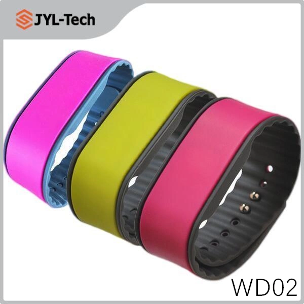 Parc aquatique de base de deux couleurs de Silicone Bracelets en Silicone NFC RFID