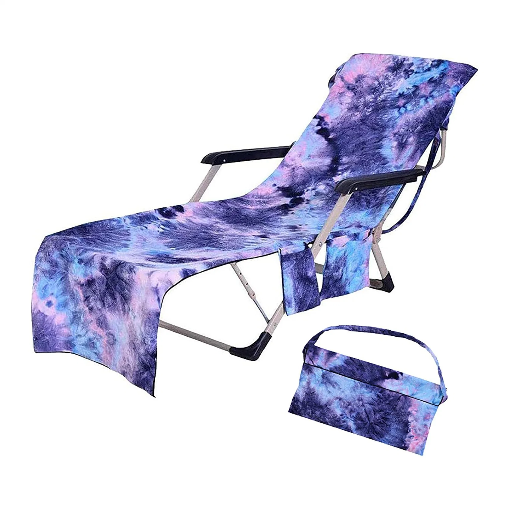 Extra Large Microfiber Lounge Chair Cover Covers for Sun with Pockets