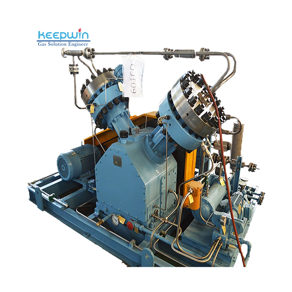 High Pressure Diaphragm Compressor for Oxygen/Nitrogen/Helium/ Hydrogen/Argon/High Purity Gases Regenerated Recycle Hydrogen Gas Compressor