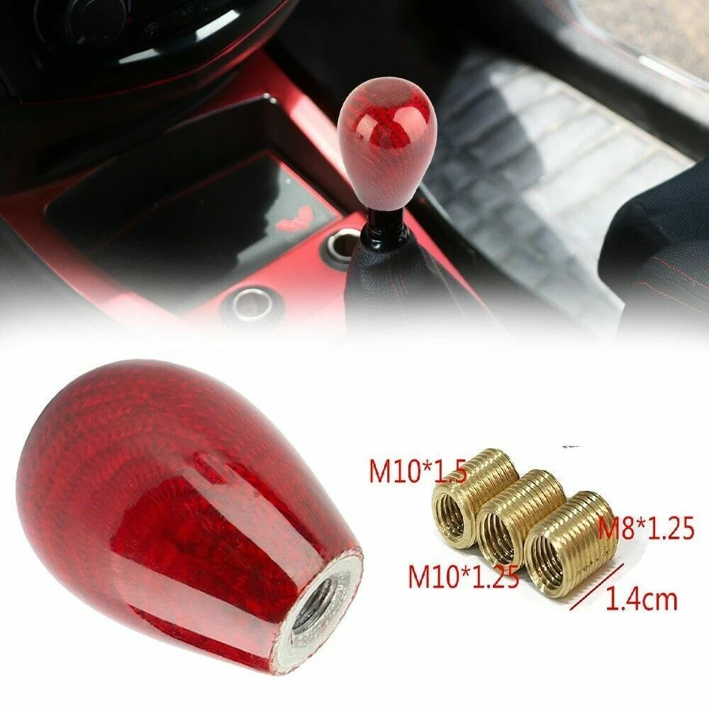 Spare Parts Red Carbon Grain Master Feel Shift Knob