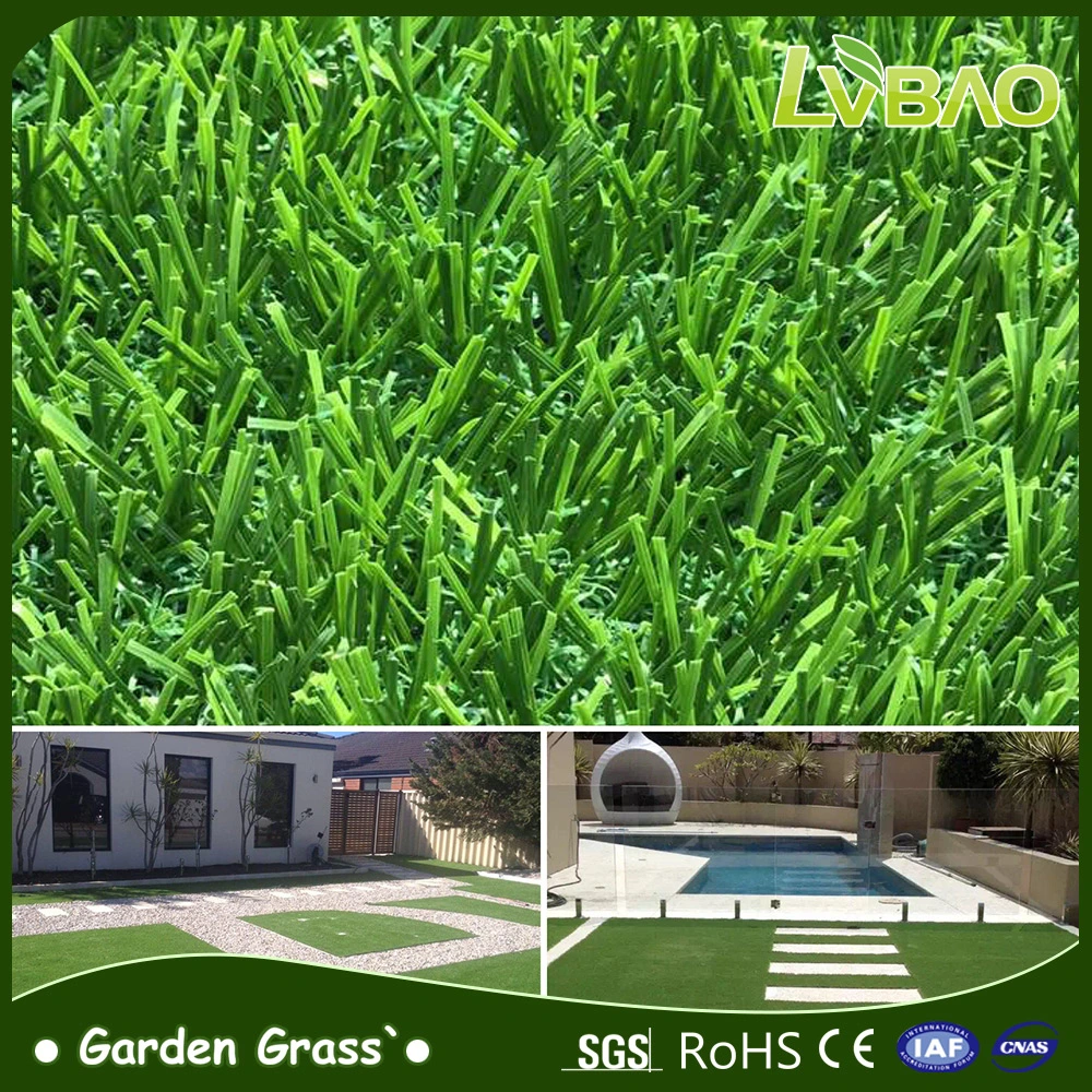 LVBAO Durable Lawn Landscaping Outdoor Synthetic Turf Artificial Grass Anti-UV Anti Aging