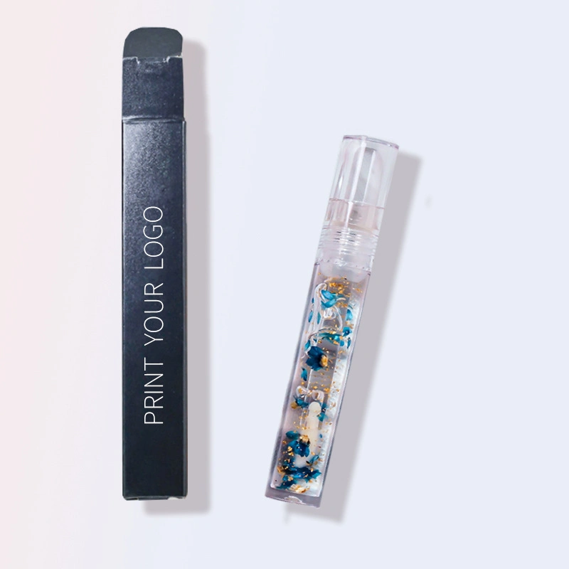 Comercio al por mayor cuidado de labios blancos líquido transparente y brillante Brillo de labios hidratante