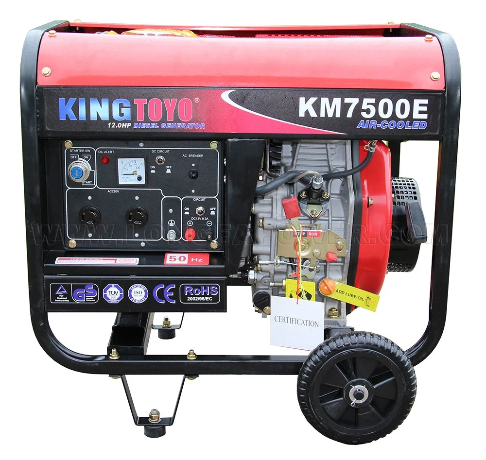 7500watt 7.5kw 7.5kVA 7.5kw 7.5 kVA 7500 Watt W Kv Va 8000watt 8kw 8kVA 8kw 8 kVA 3 5 6 7 8 10 Watts W Kv ATS Kamakipor Portable Power Diesel Generator Wheels