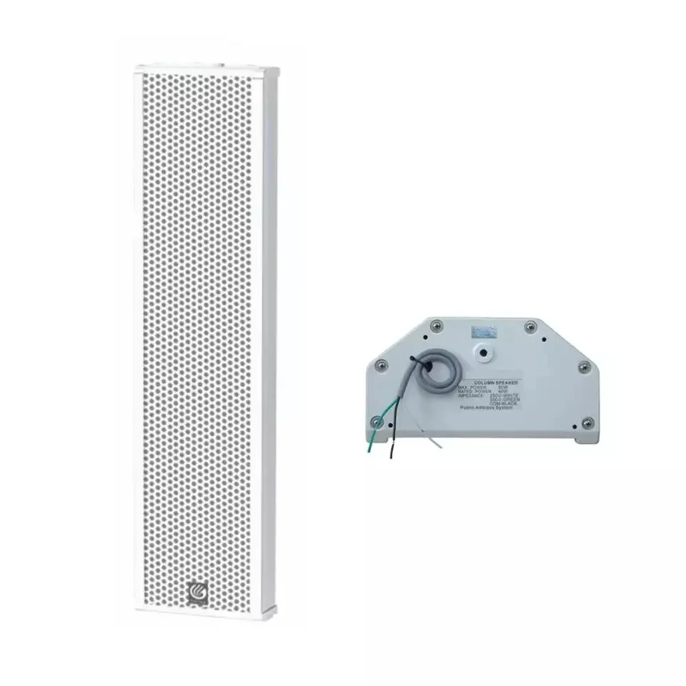 6 Inch IP Network 4 Ohm 40W Column Speaker with Class D Amplifier & RJ45 Powerful Public Address System