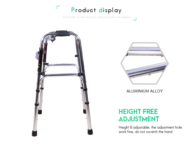 Hot Selling Aluminium Mobility Walking Aids Foldable Frame