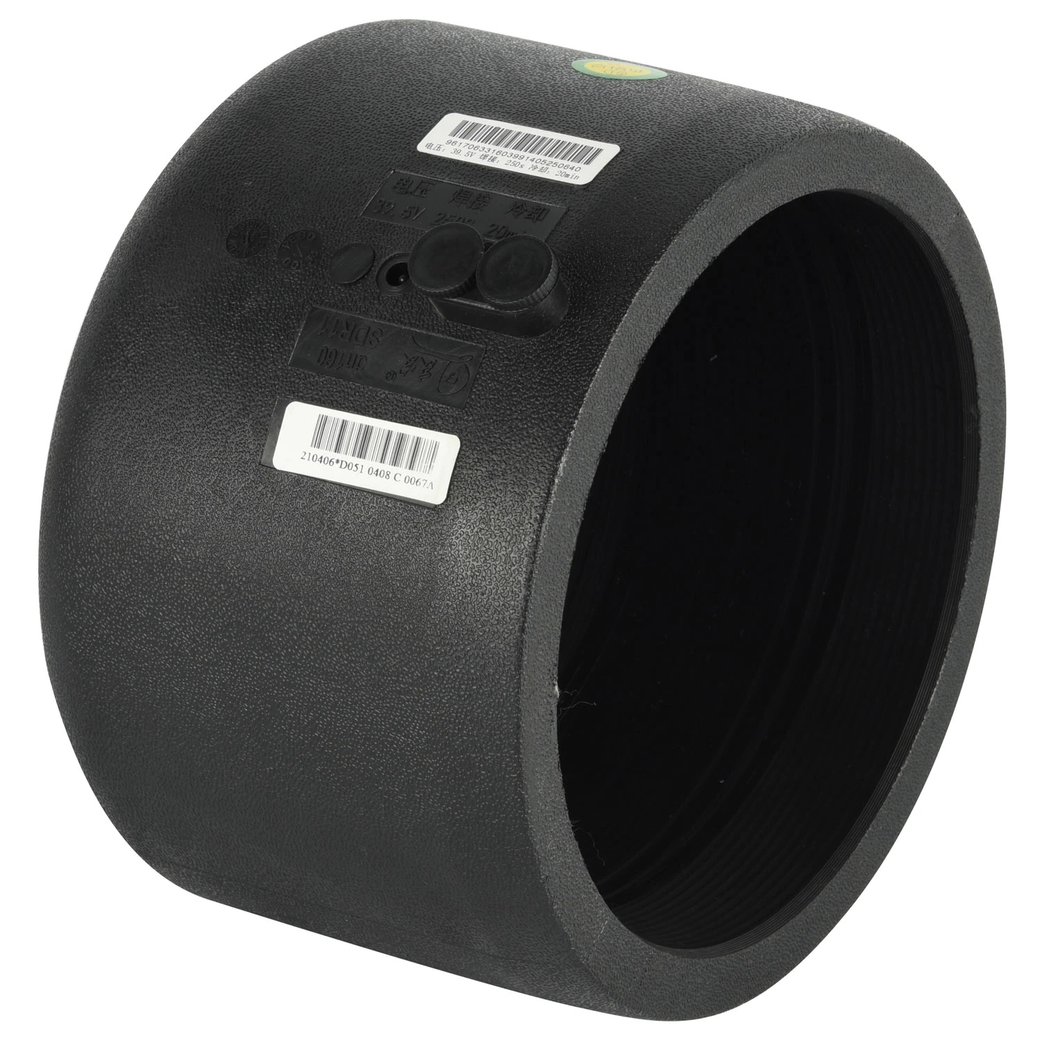 HDPE Pipe Fittings DN110 Electrofusion End Cap SDR11